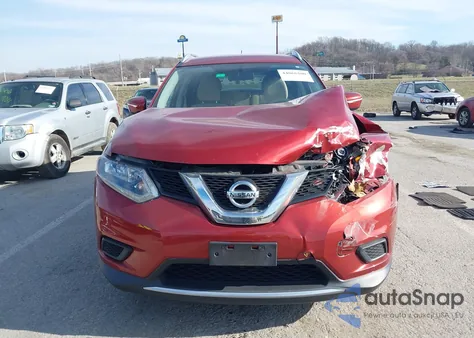2015 Nissan Rogue Sv z USA, uszkodzony, nr VIN KNMAT2MT3FP583434